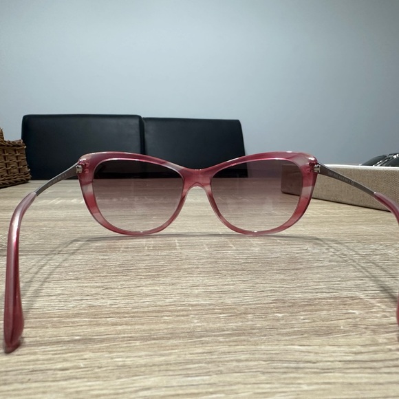 Giorgio Armani Sunglasses AR 8078 5489/8H 56-16-140 Striped Fuchsia /Violet Grad main image 6